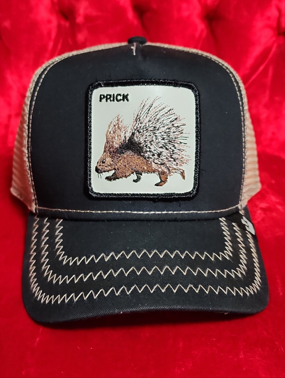 EXTREMELY RARE 2020 Goorin Bros Farm Drop PRICK Patch Trucker Cap *AUTH* New